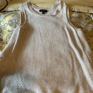 Gray sweater vest